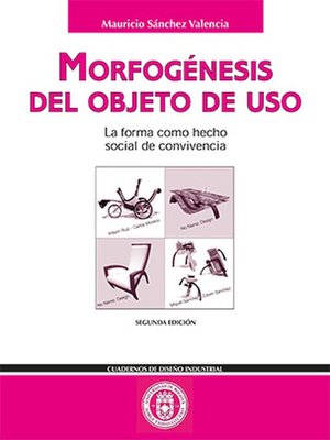 cover image of Morfogénesis del objeto de uso
